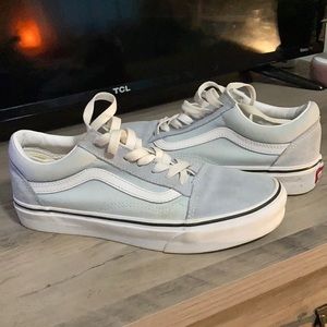 Baby blue vans Women’s